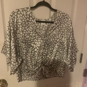 Silky cheetah top